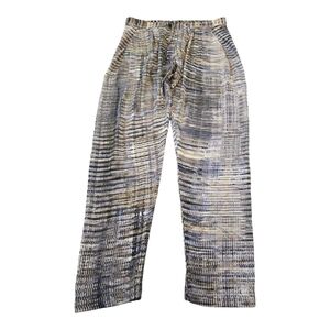 Eric Raisina Textured‎ Funky Straight Leg Harem Pants Size Medium